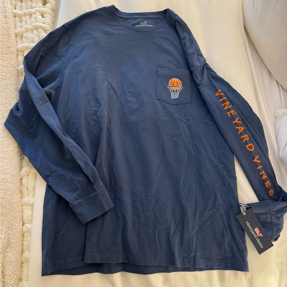 Vineyard Vines Blue Crew Neck Shirt